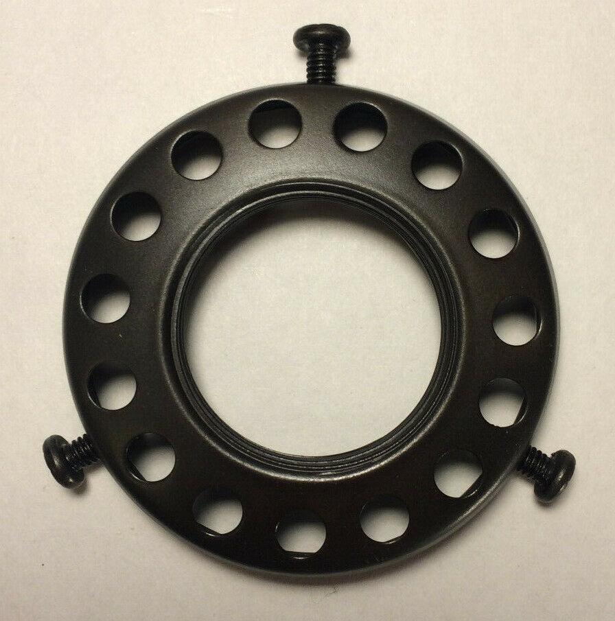 New 2 1/4" Fitter Screw - on Uno - type Shade Holder Antique Bronze Finish #SHH86B - Stone Door Lamps