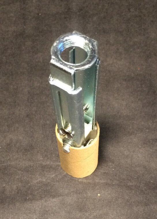 3 3/8 - 4 11/16" Adjustable Porcelain Keyless Candelabra Candle Socket Chandelier - Stone Door Lamps