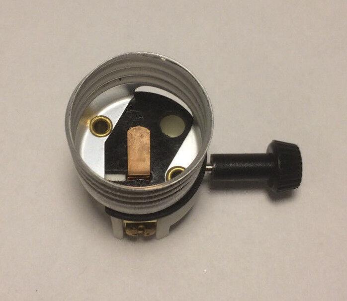 Porcelain Turn Knob On Off Interior Lamp Part Switch Socket Standard Size SO201P - Stone Door Lamps