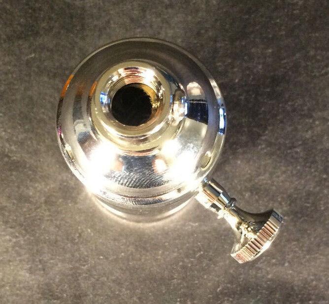 3 - way Uno Thread Brass Early Electric Industrial Style Lamp Socket Nickel finish - Stone Door Lamps