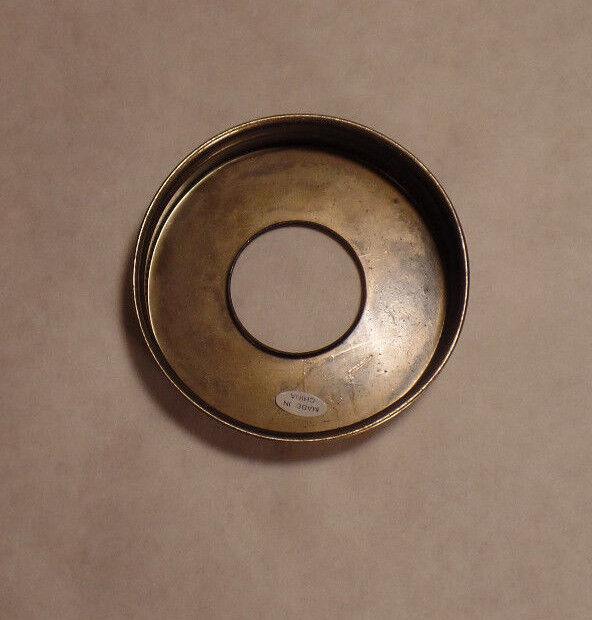 New Mason Jar to # 2 Size Reducing Collar Brass Plated Antique Finish Screw On - Stone Door Lamps