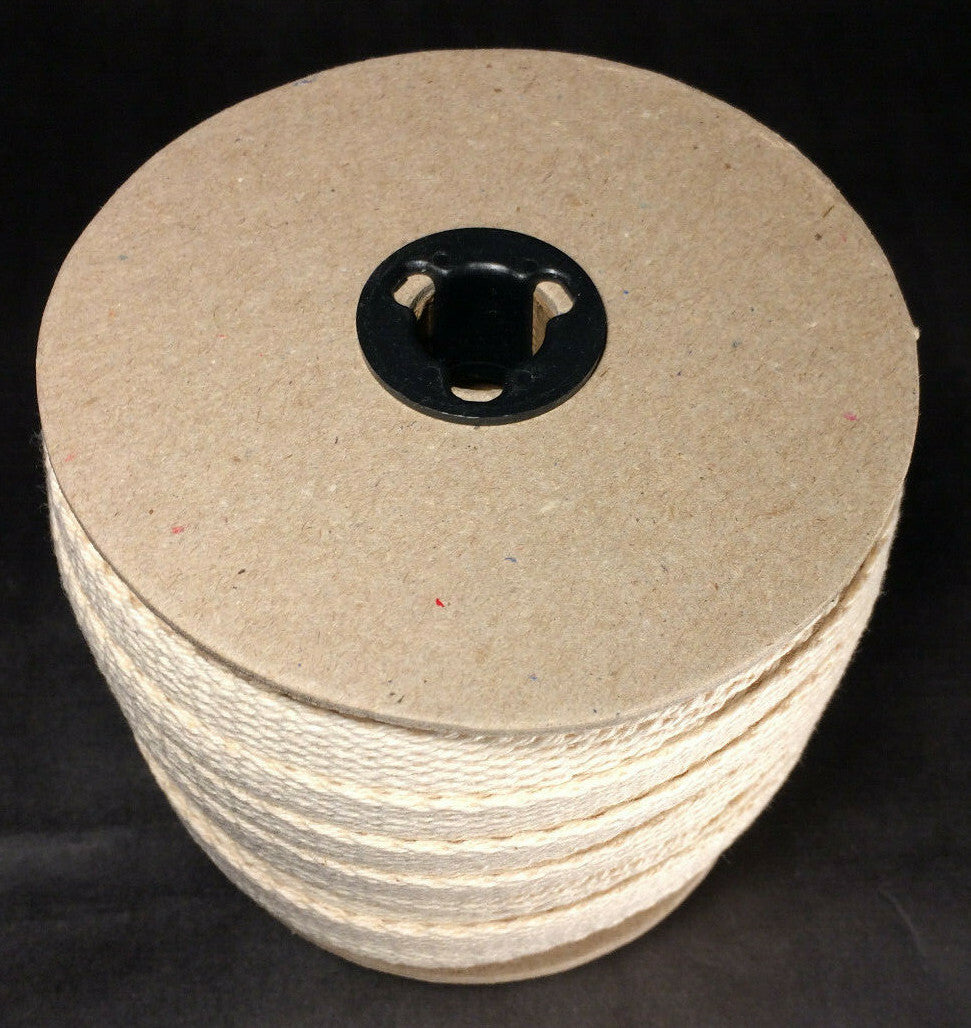 New 3/4" Wide, Flat Cotton Oil Lamp Wick For Dietz Lanterns Sold By Yard #WY918S