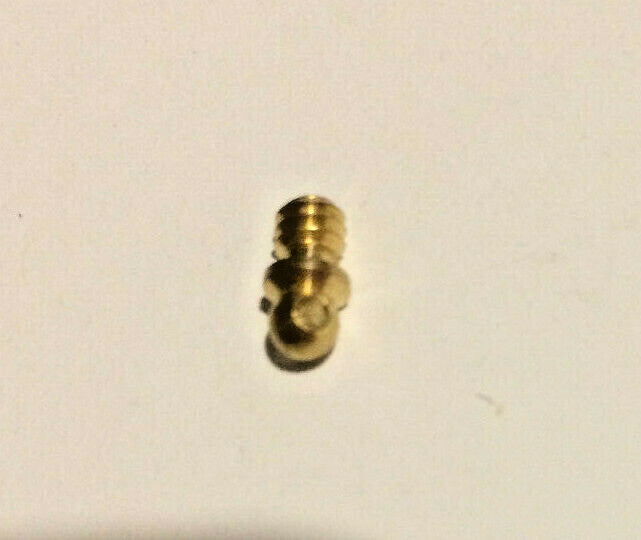 New 6-32 Cross Drilled Brass Screw For Hanging Prisms, 5/32" Long, #PS893