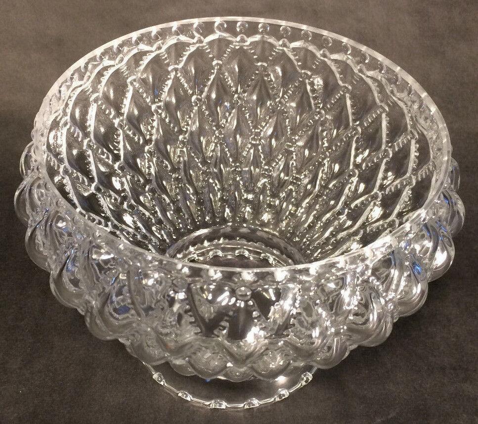7" fitter Diamond Quilted Clear Glass Oil Student Lamp Shade Crimp Top #PS661 - Stone Door Lamps