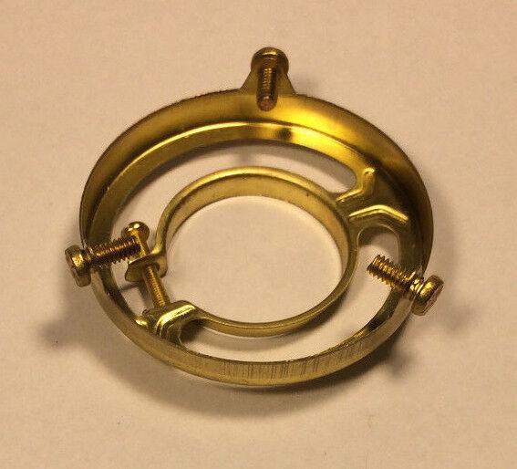 Brand New Solid Brass 2 1/4" Fitter, Clamp - on Type Lamp Shade Holder #SHH85 - Stone Door Lamps