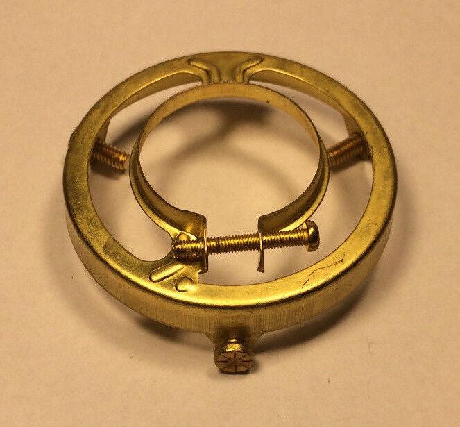 Brand New Solid Brass 2 1/4" Fitter, Clamp - on Type Lamp Shade Holder #SHH85 - Stone Door Lamps