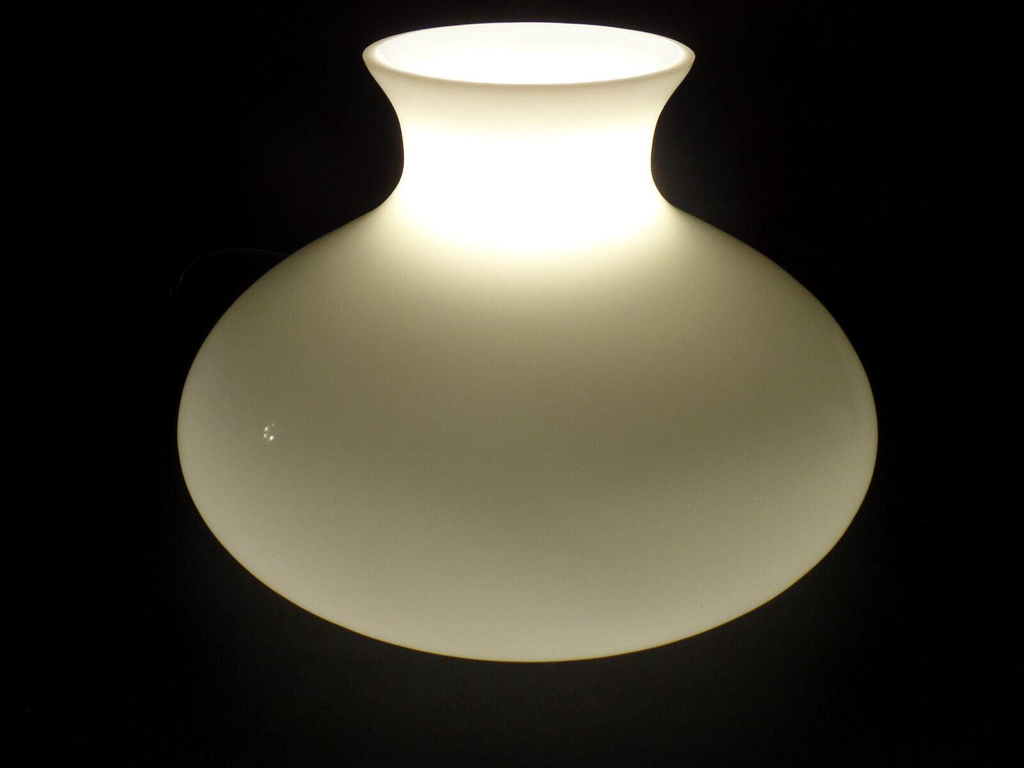 New 10" Fitter Opal White Glass Tam - O - Shanter Student Lamp Shade Plain Top SH100 - Stone Door Lamps