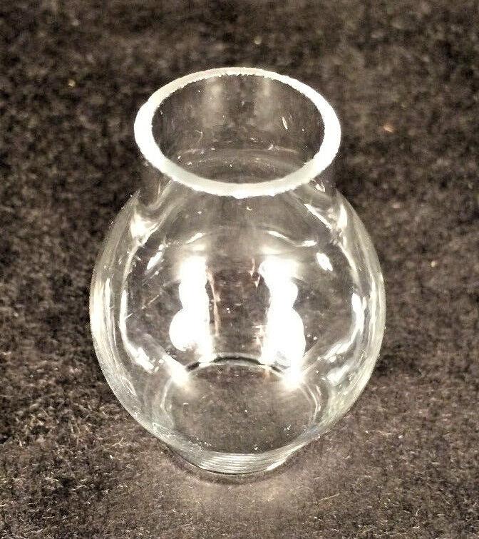 Clear Glass CRESOLENE oil electric lamp replacement mini 3/4" x 1 5/8" Chimney - Stone Door Lamps