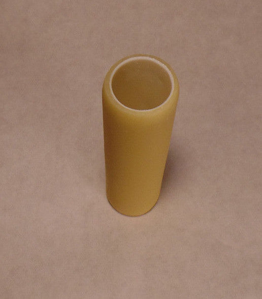 4" Tan Gold Smooth PolyBeesWax Chandelier Candelabra Candle Cover CC910P