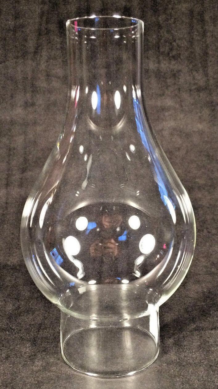 3 x 9 1/4" Clear Glass Oil Lamp Chimney Shade for #2 burner and 3" gallery CH964 - Stone Door Lamps
