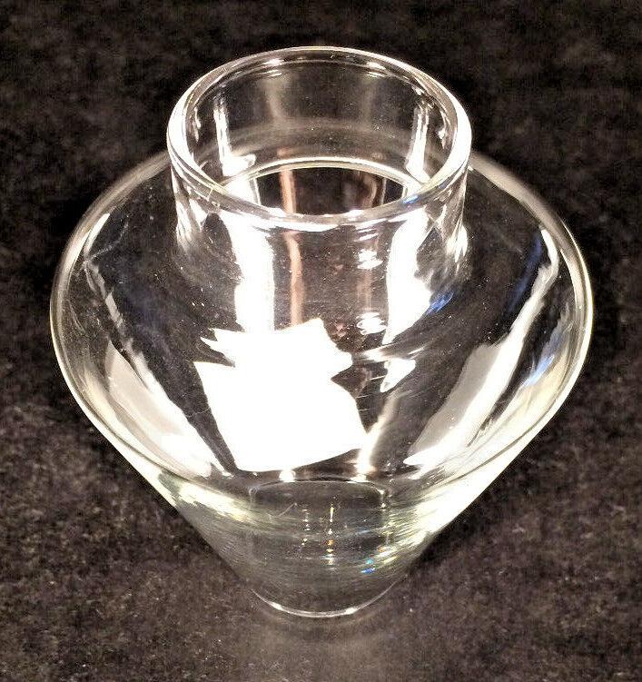 1 1/4" X 2 3/4" Pixie Night clear glass chimney for Pixie style oil lamp burners - Stone Door Lamps