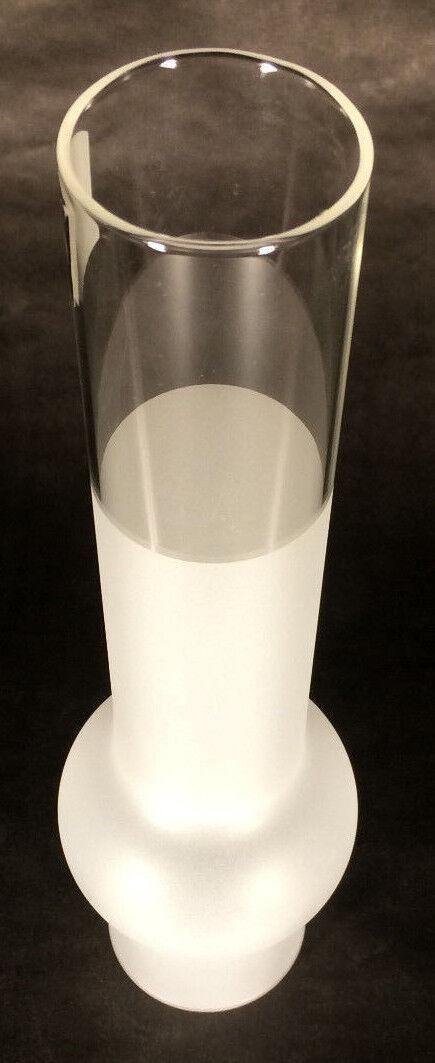 NEW 2 5/8" X 12" KEROSENE OIL LAMP FROSTED MATADOR CHIMNEY for Rayo & CD Burner - Stone Door Lamps