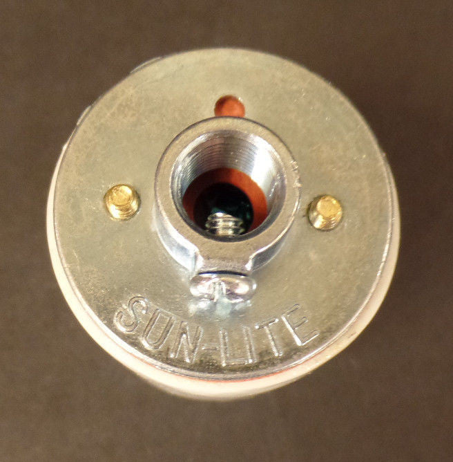 New E26 Keyless Porcelain 3 Terminal Socket W/ Ground Screw, 1/4 IPS Thread #304