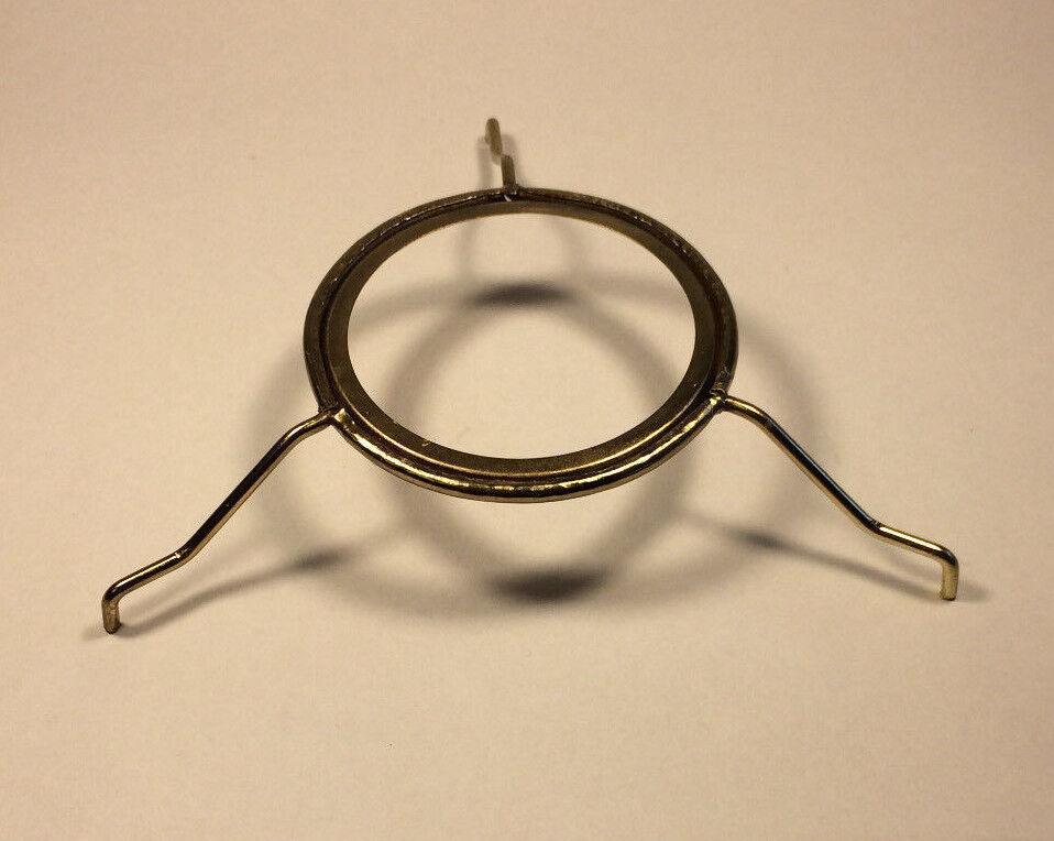 7" Fitter Brass Plated Tripod Shade Holder For Central Draft, Rayo Burners #714 - Stone Door Lamps