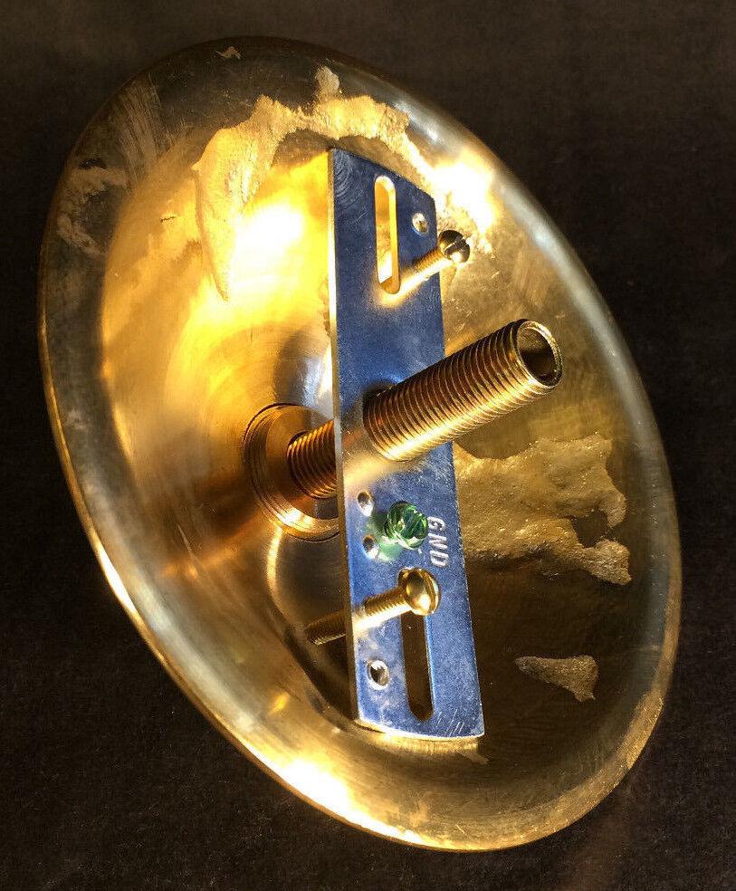 5 1/2" Polished Brass Finish Die Cast Brass Screw Collar Ceiling Canopy Kit - Stone Door Lamps