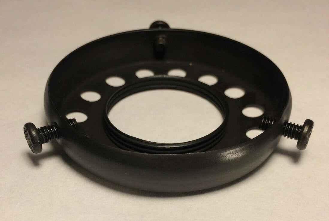 New 2 1/4" Fitter Screw - on Uno - type Shade Holder Antique Bronze Finish #SHH86B - Stone Door Lamps