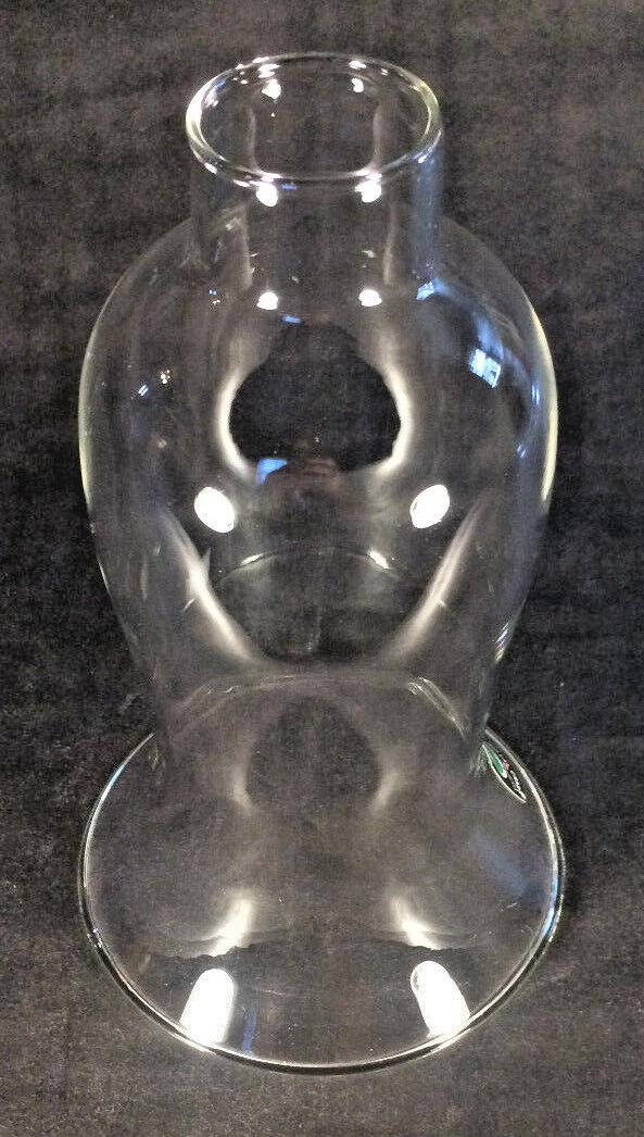 Clear Glass Hurricane Lamp Shade Candle Chandelier Sconce Light, 5" x 8 1/4" - Stone Door Lamps