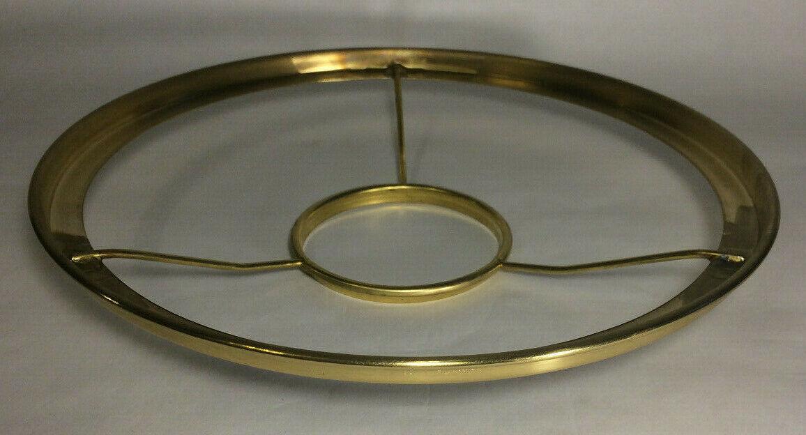 New 10" Fitter Solid Brass Shade Ring Holder For No. 3 Queen Burners #SR732 - Stone Door Lamps