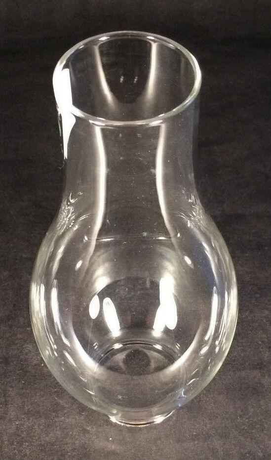 2 1/8" x 8" GLASS OIL MILLER LAMP CHIMNEY for Miller Jones #2 Hinge Burner CH800 - Stone Door Lamps