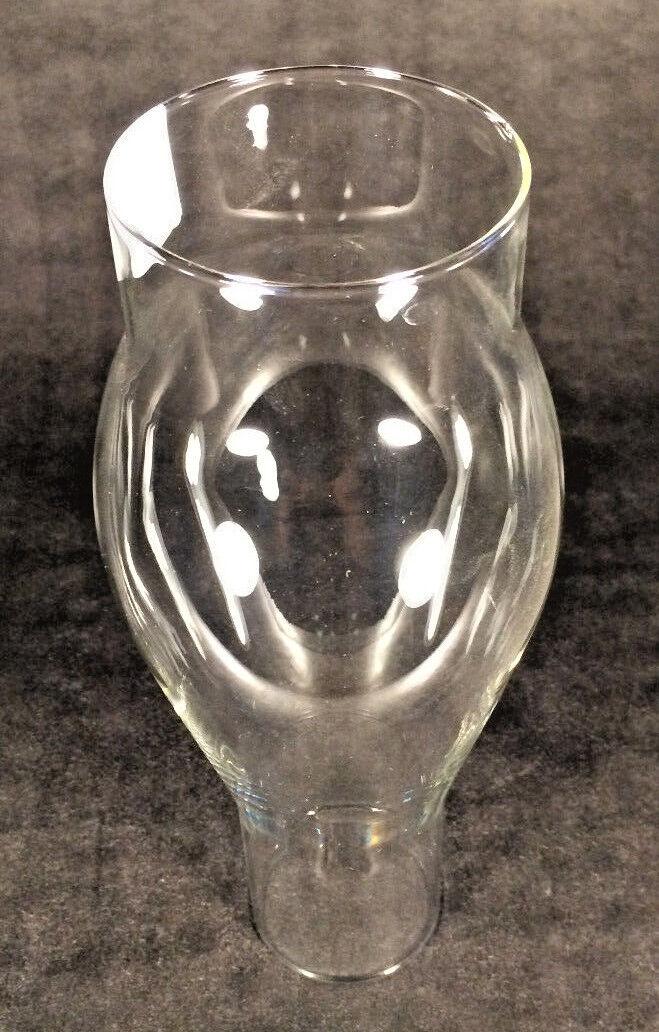 2 5/8" X 8 1/2" CLEAR GLASS CHIMNEY FOR RAYO C.D. CENTRAL DRAFT LAMP BURNER - Stone Door Lamps