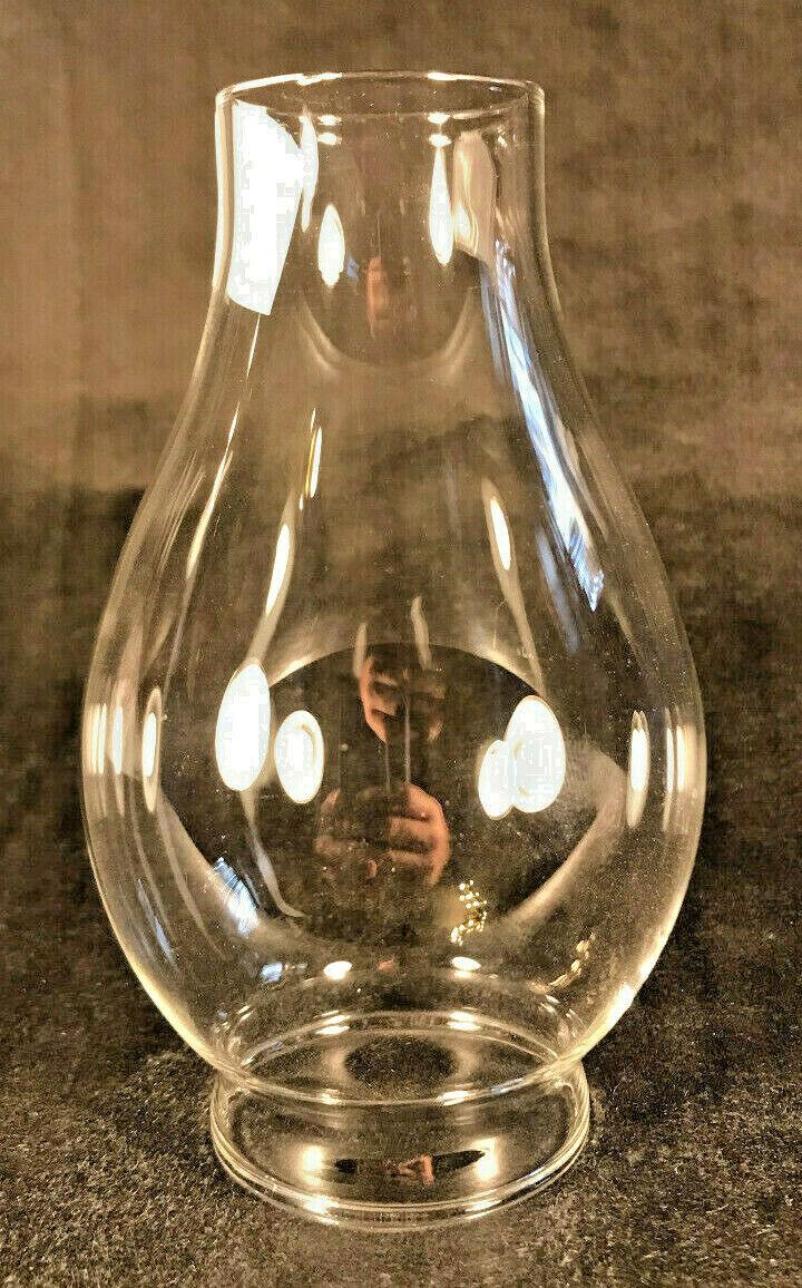 New 2" x 5 3/8" Clear Borosilicate Glass Lamp Chimney With Lip Fitter #CH961 - Stone Door Lamps