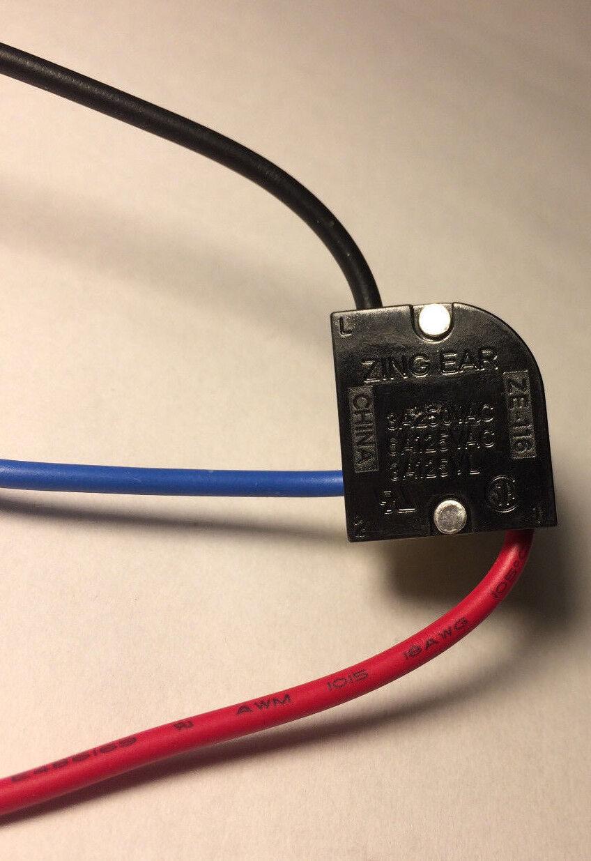 TWO CIRCUIT ROTARY SWITCH with Brass Knob, Electrical Light Lamp Part #SW402I - Stone Door Lamps