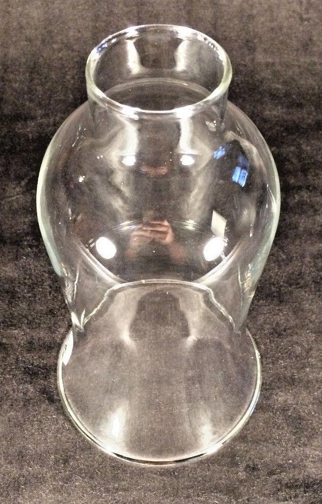 Clear Glass Hurricane Lamp Shade Candle Chandelier Sconce Light, 3 1/2" x 6 1/2" - Stone Door Lamps