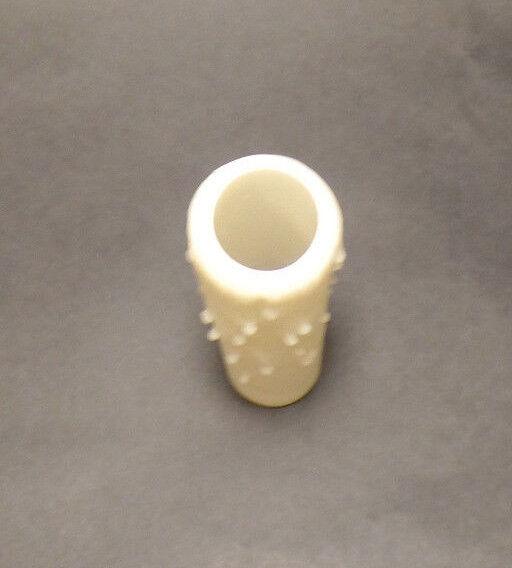 NEW 5" IVORY PolyBeesWax Chandelier Candelabra Candle Cover with DRIPS CC903I - Stone Door Lamps