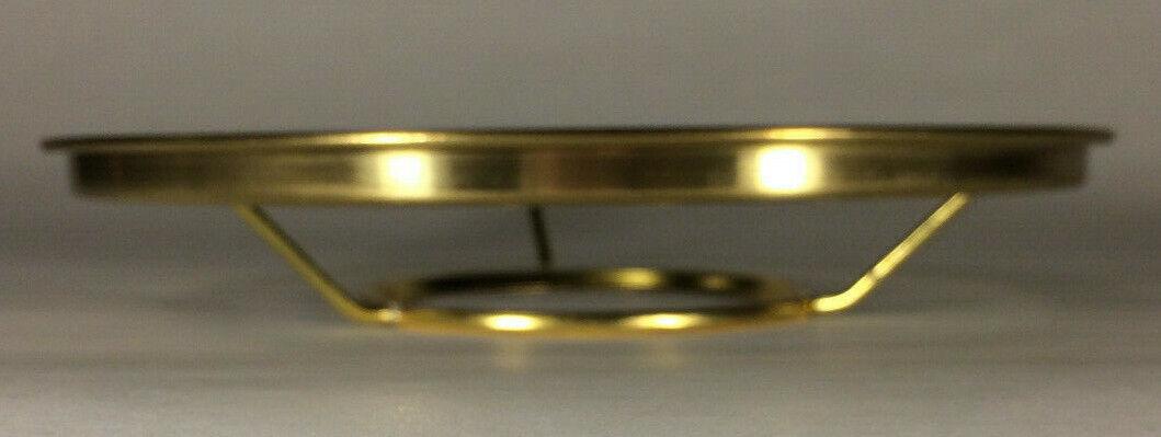 New 7" Fitter Solid Brass Shade Ring Holder For No. 2 Brass Plated Burners SR724 - Stone Door Lamps