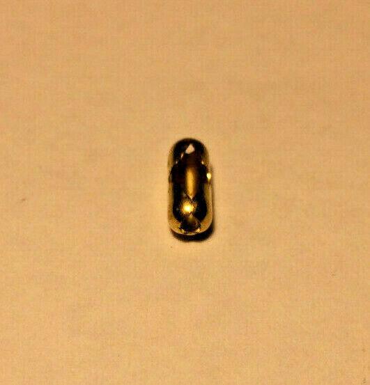 New #6 Brass Beaded Chain Connector With Brass Finish #BC601 - Stone Door Lamps