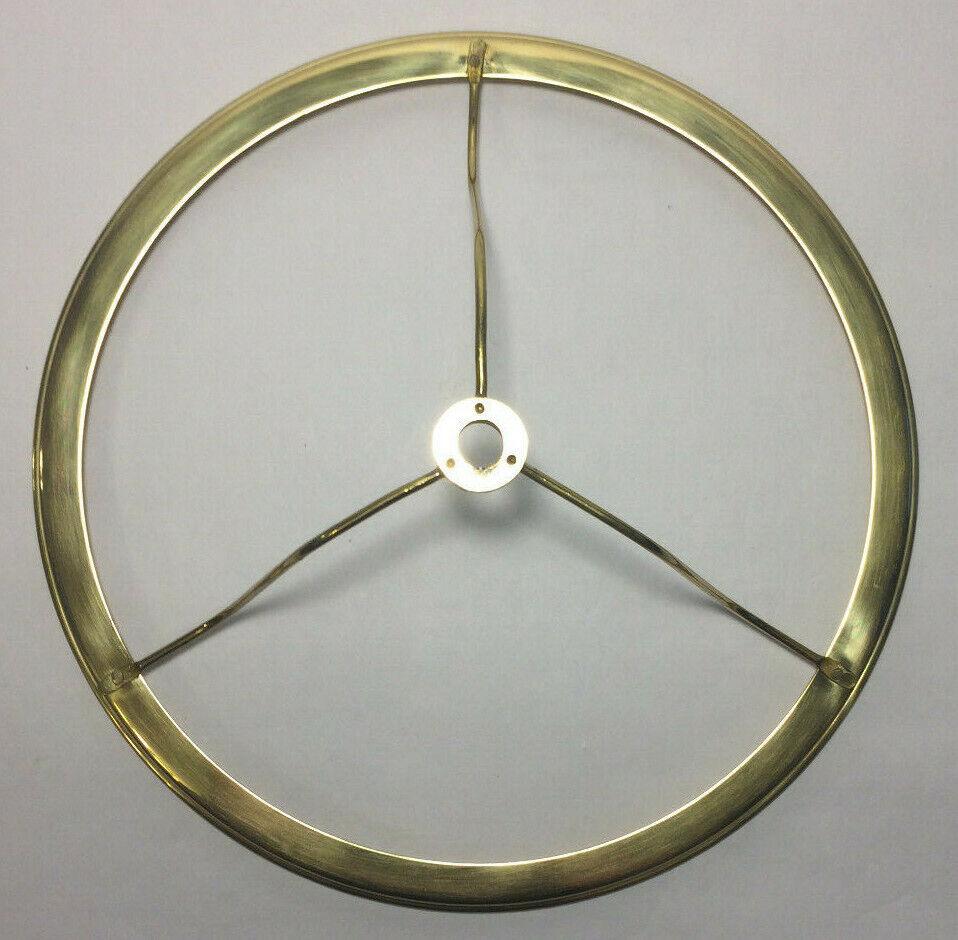 New 10" Fitter Solid Brass Under - socket Shade Ring Holder, 1/8IP, Polished SR742 - Stone Door Lamps