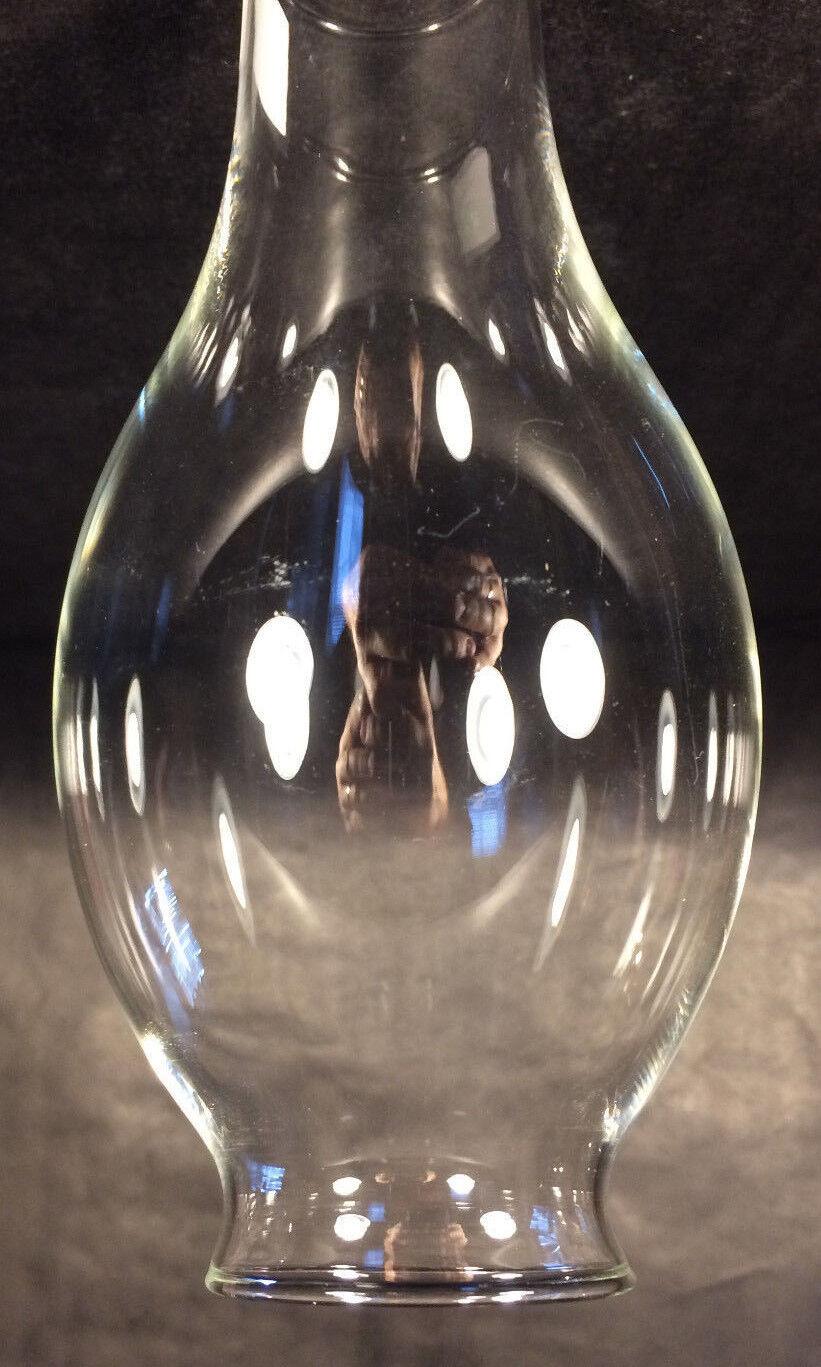 2 1/8" x 8" GLASS OIL MILLER LAMP CHIMNEY for Miller Jones #2 Hinge Burner CH800 - Stone Door Lamps
