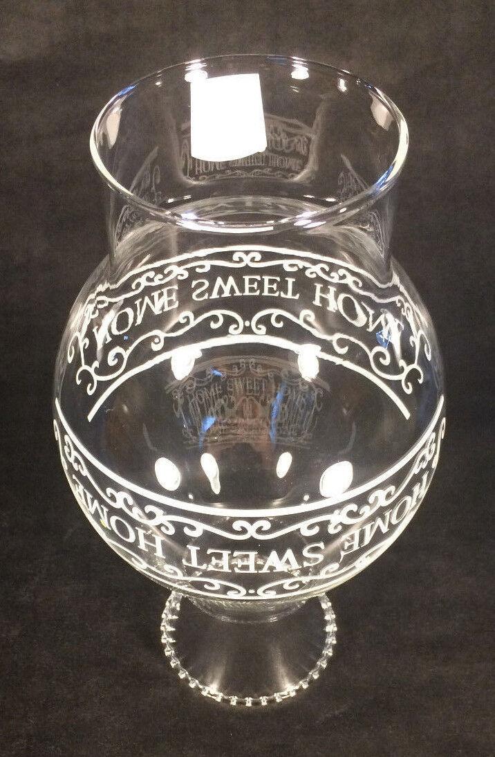 HOME SWEET HOME BOROSILICATE KEROSENE OIL LAMP CHIMNEY 3" x 8 3/4" for #2 burner - Stone Door Lamps