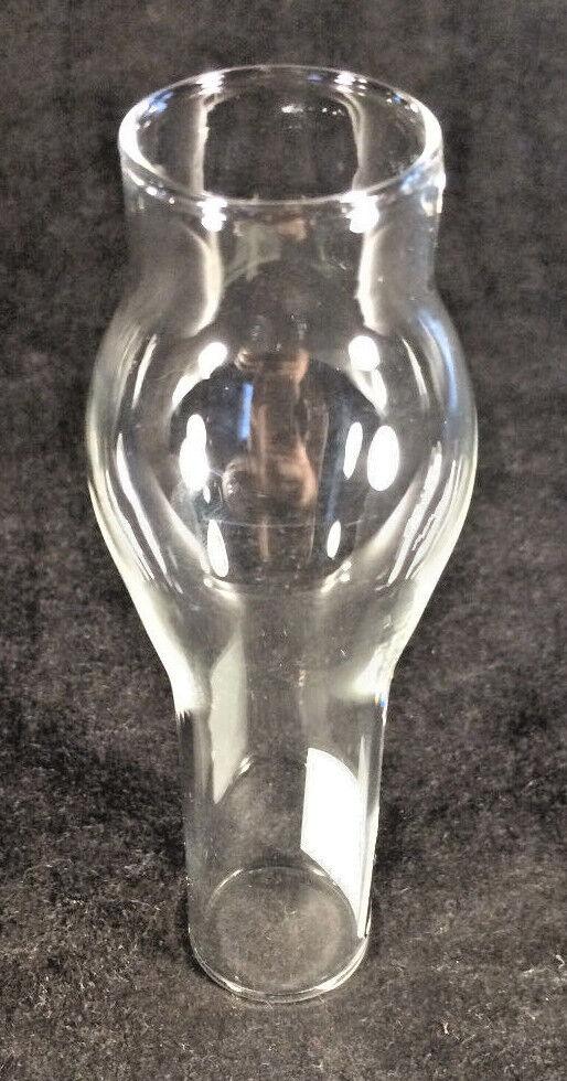 1 1/8" X 4 1/2" clear mini miniature oil lamp chimney for 00 Nutmeg lamp burner - Stone Door Lamps