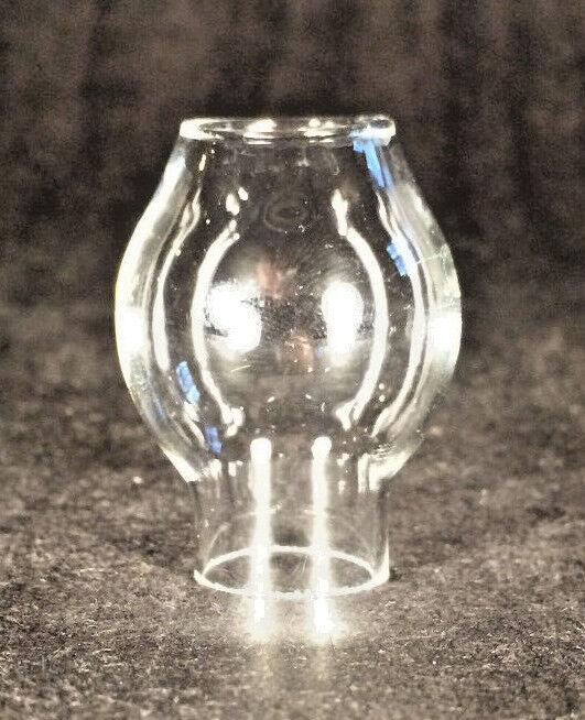 Clear Glass CRESOLENE oil electric lamp replacement mini 3/4" x 1 5/8" Chimney - Stone Door Lamps