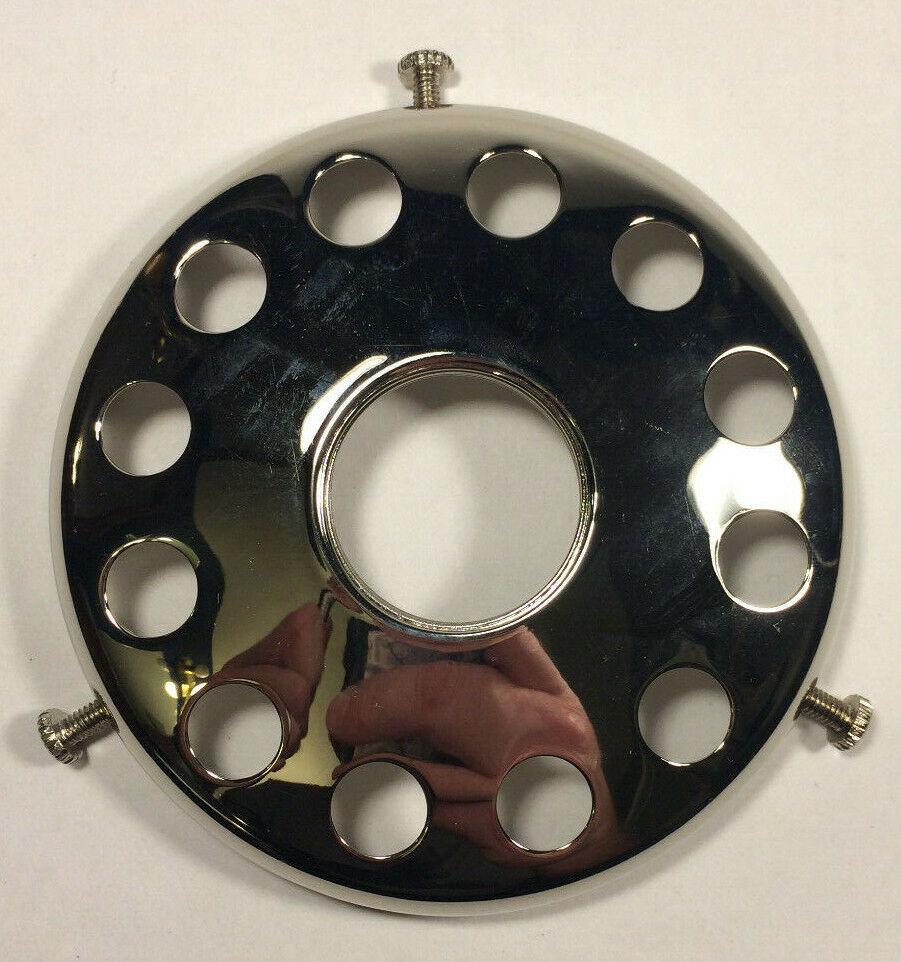 New 4" Fitter Solid Brass Screw On Uno Shade Holder, Nickel Plated Finish SH728N - Stone Door Lamps