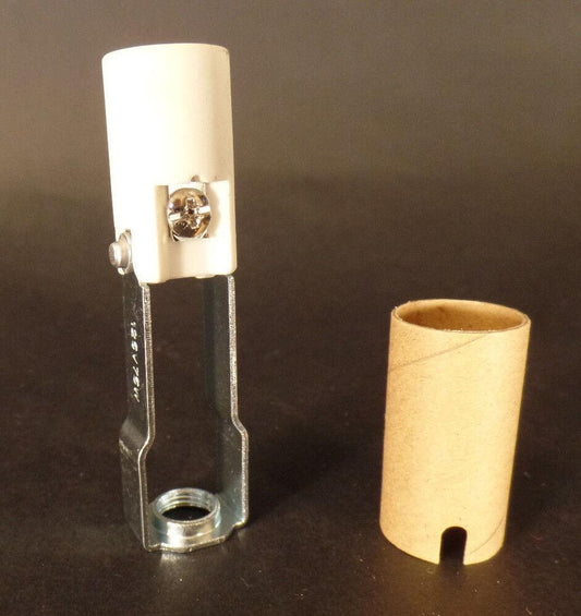 3" E12 High Heat Candelabra High Heat Porcelain Keyless Chandelier Socket #SO631 - Stone Door Lamps