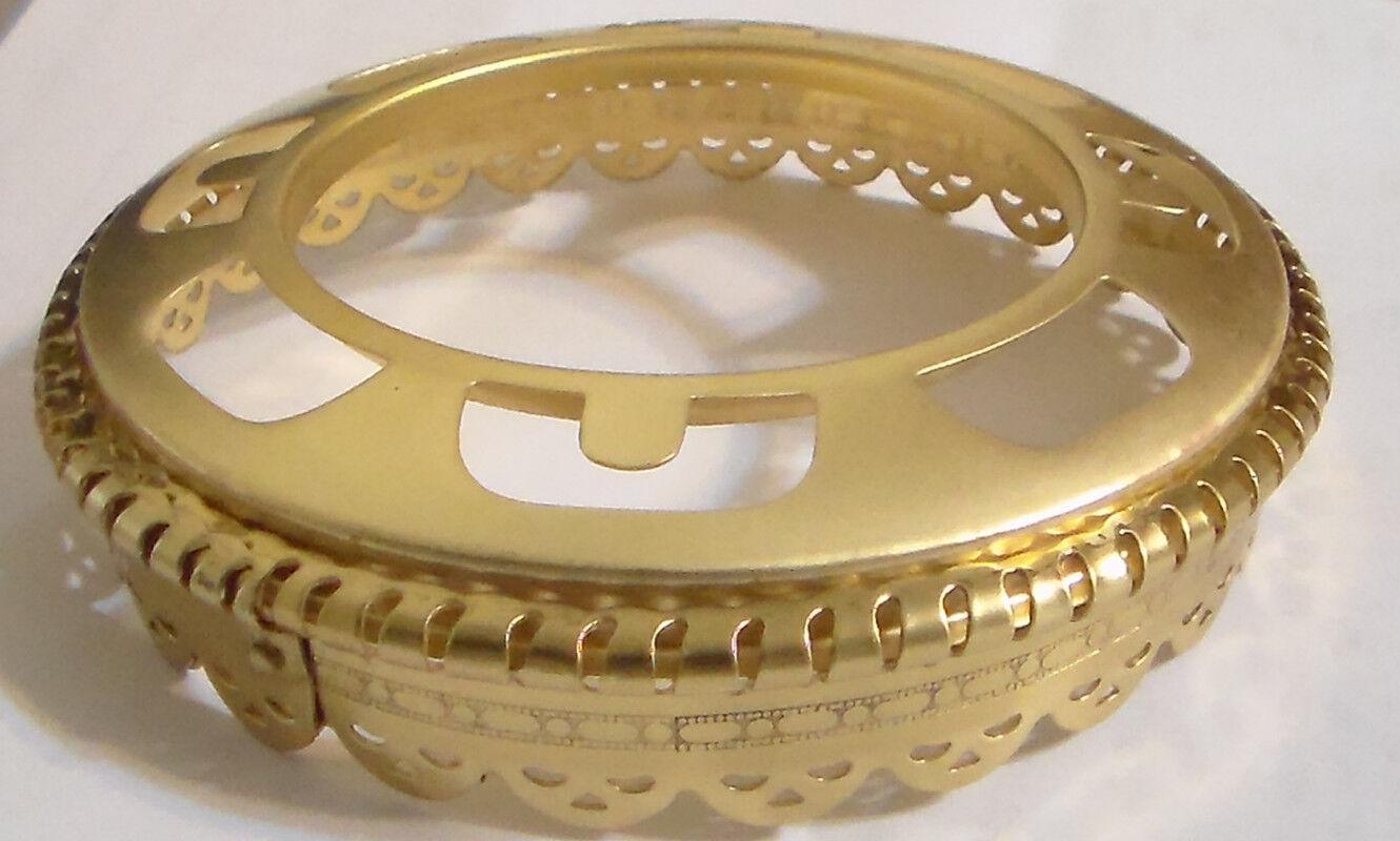 NEW 4" Fitter Brass Fenced Ball Gas Lamp Shade Holder for #2 Burner #SHH90 - Stone Door Lamps