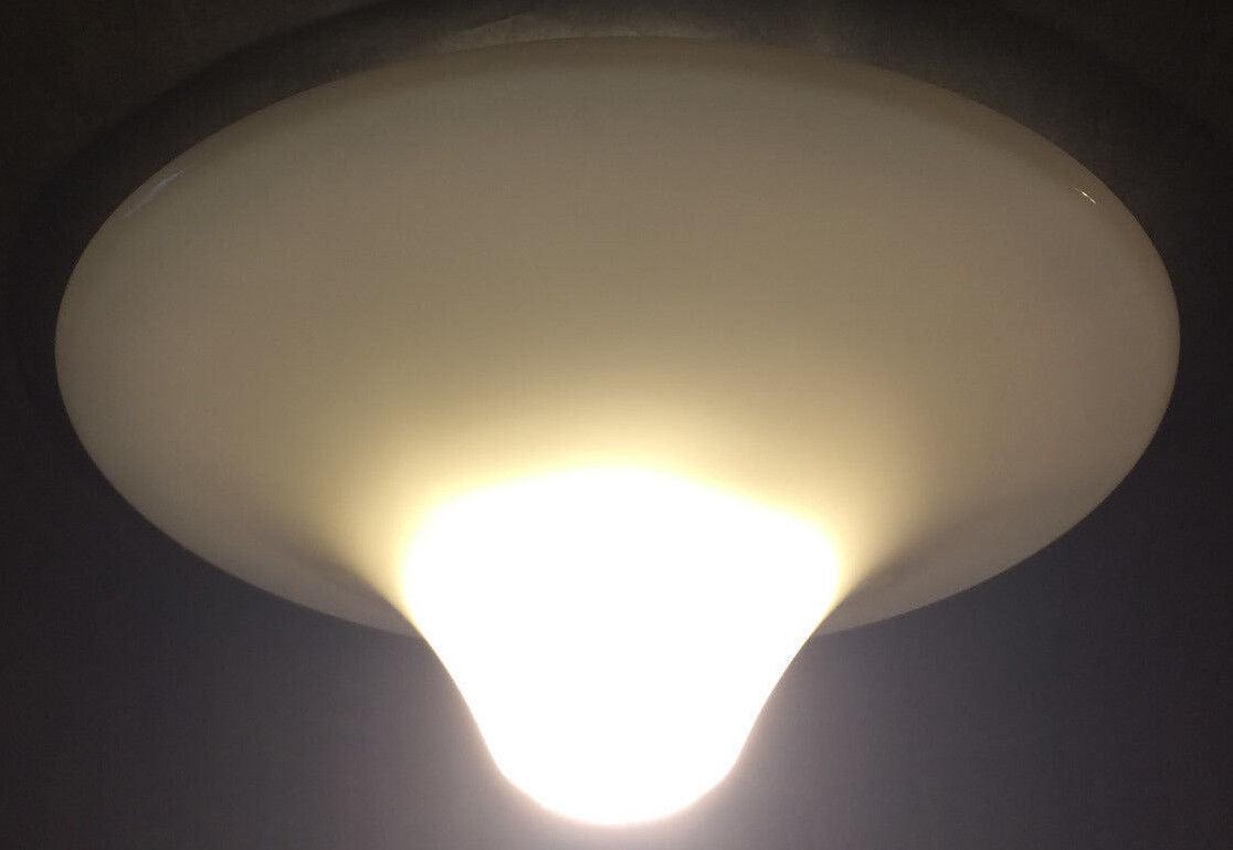 NEW 15" Opal White Glass Stiffel Style Torchiere Lamp Shade Made in USA #TS086 - Stone Door Lamps