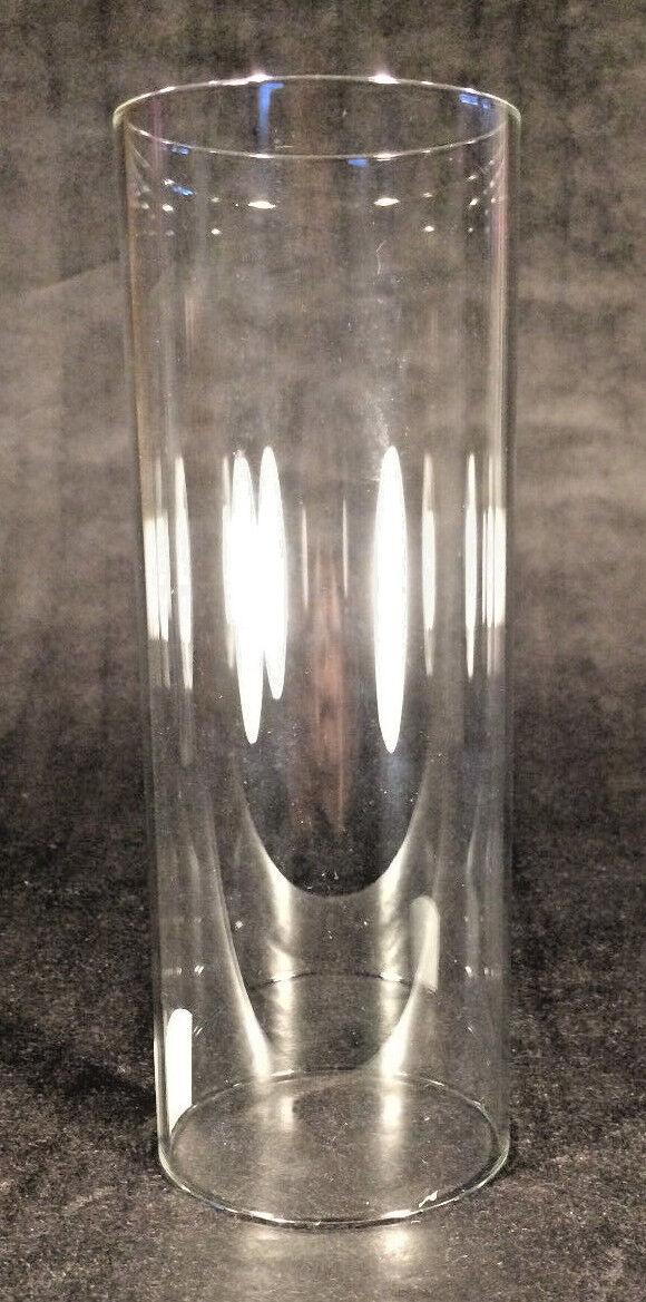 3" X 8" Clear Glass Cylinder Tube Candle Holder Light Lamp Chimney Shade #CH978 - Stone Door Lamps