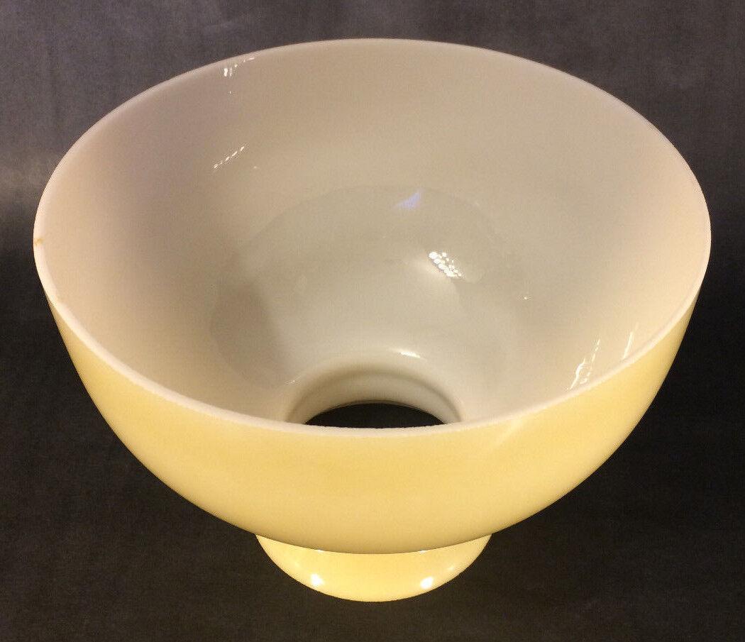 New 10" Opal Glass Student Lamp Shade w/ Buff Nu - Gold Painted Background U.S.A - Stone Door Lamps