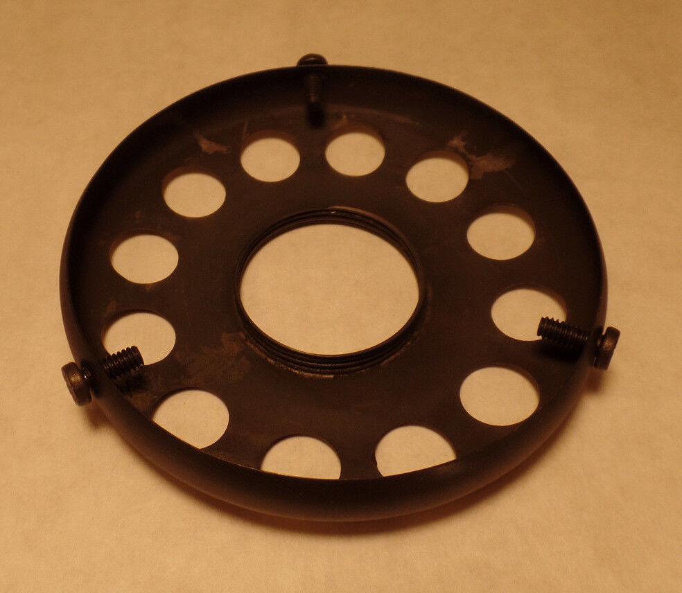 3 1/4" Fitter Antique Bronze Screw - on Uno - type Shade Holder with set screws 727B - Stone Door Lamps