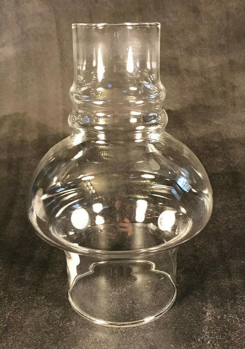 New 3" x 7" Clear Borosilicate Glass Hooded Lamp Chimney, Fits #2 Burners #CH971 - Stone Door Lamps