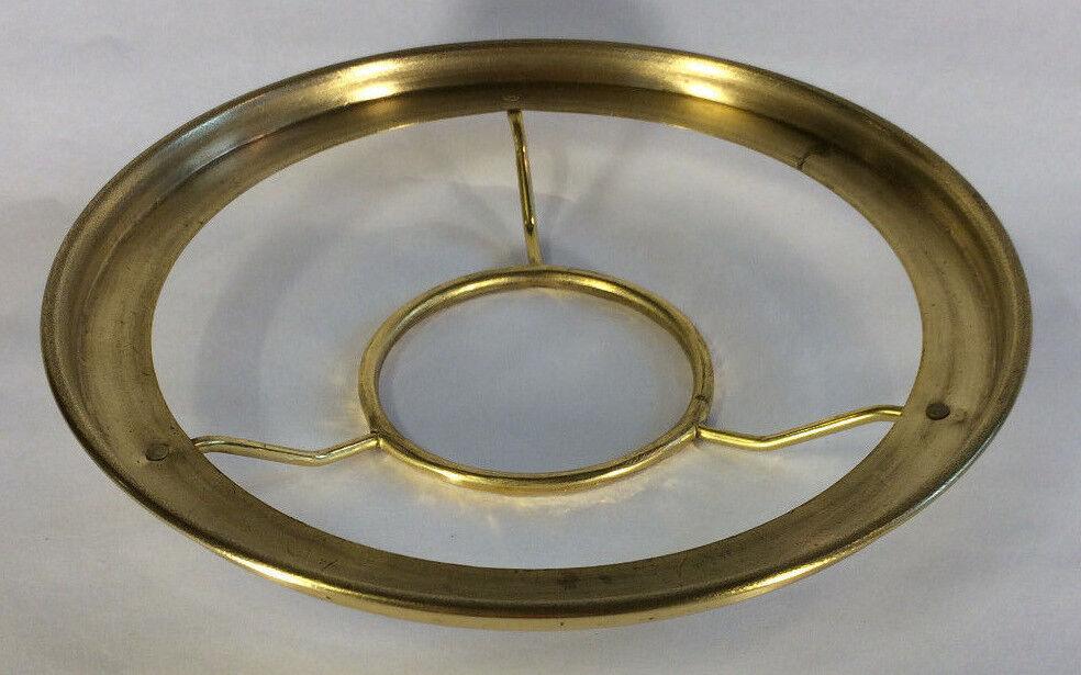 New 7" Fitter Solid Brass Shade Ring Holder For No. 2 Queen Burners #SR722 - Stone Door Lamps