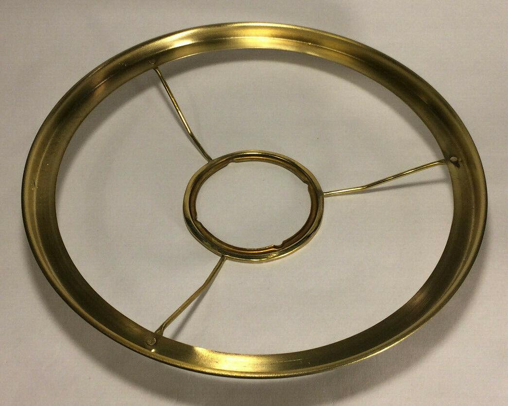 New 10" Fitter Solid Brass Shade Ring Holder For Rayo & Central Draft Burner 731 - Stone Door Lamps