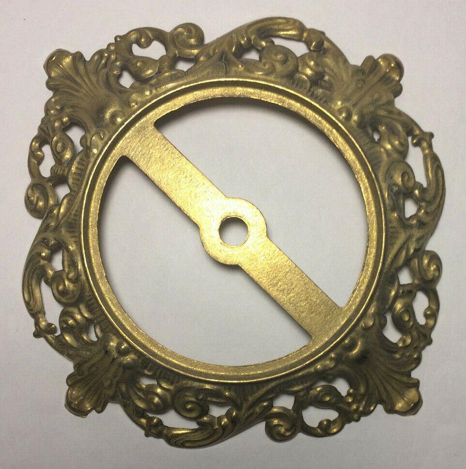 New Die Cast Unfinished Brass Victorian Style Lamp Base, 7 3/8" Diameter #BB005U - Stone Door Lamps