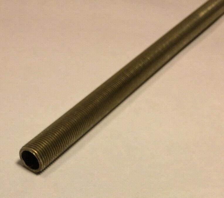 New 36" All Thread Steel Pipe For Lamps & Fixtures, Seamless, 1/8 IP #SP390 - Stone Door Lamps
