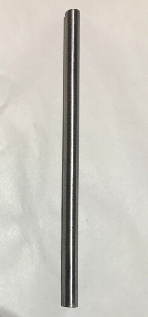 New 12" Brushed Steel Female Threaded Lamp Pipe, Rod, 1/8F Tap (3/8") #SP224S - Stone Door Lamps