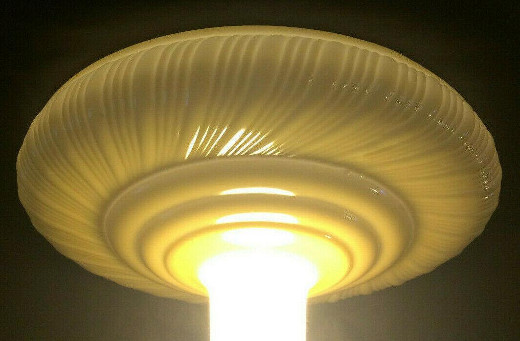 New 16" Raised Rib Swirl Nu - Gold Torchiere Floor Lamp Shade, 2 3/4" Fitter TS031 - Stone Door Lamps