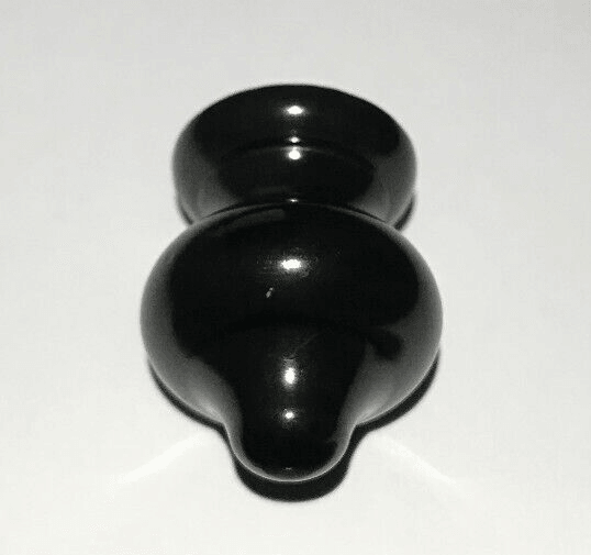 New 1" Brass Handel Style Lamp Finial, Antique Bronze Finish, 1/4 - 27F, #BF281A - Stone Door Lamps
